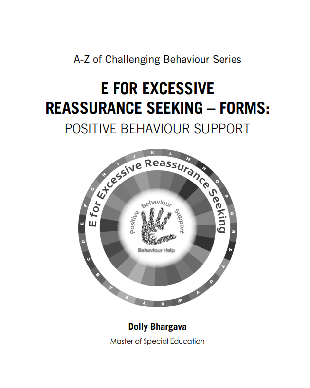 E for Excessive Reassurance Seeking - Forms cover image