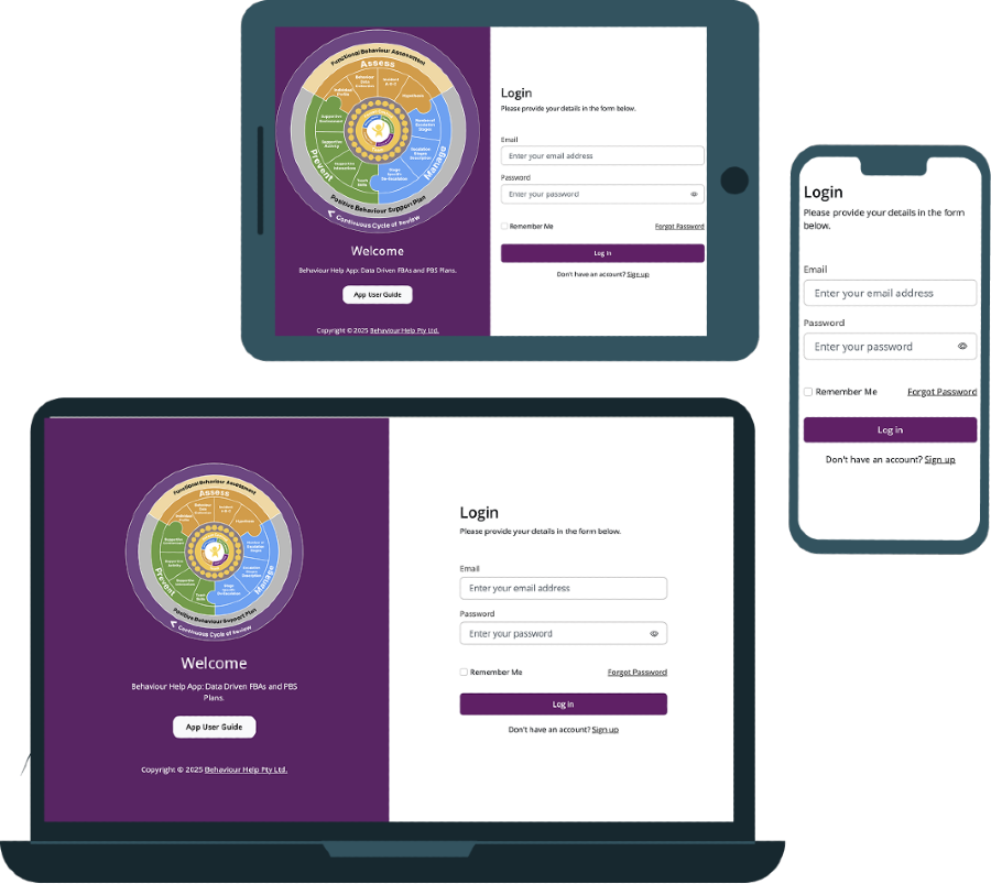 Behaviour Help App preview