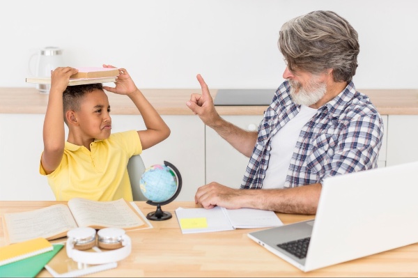 young student showing symptoms of pathological demand avoidance
