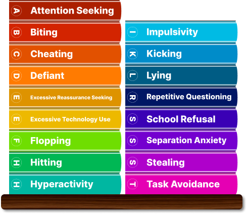 the cover of our behaviour help book 'S for school refusal'