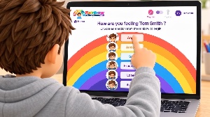 using the rainbow of emotions app