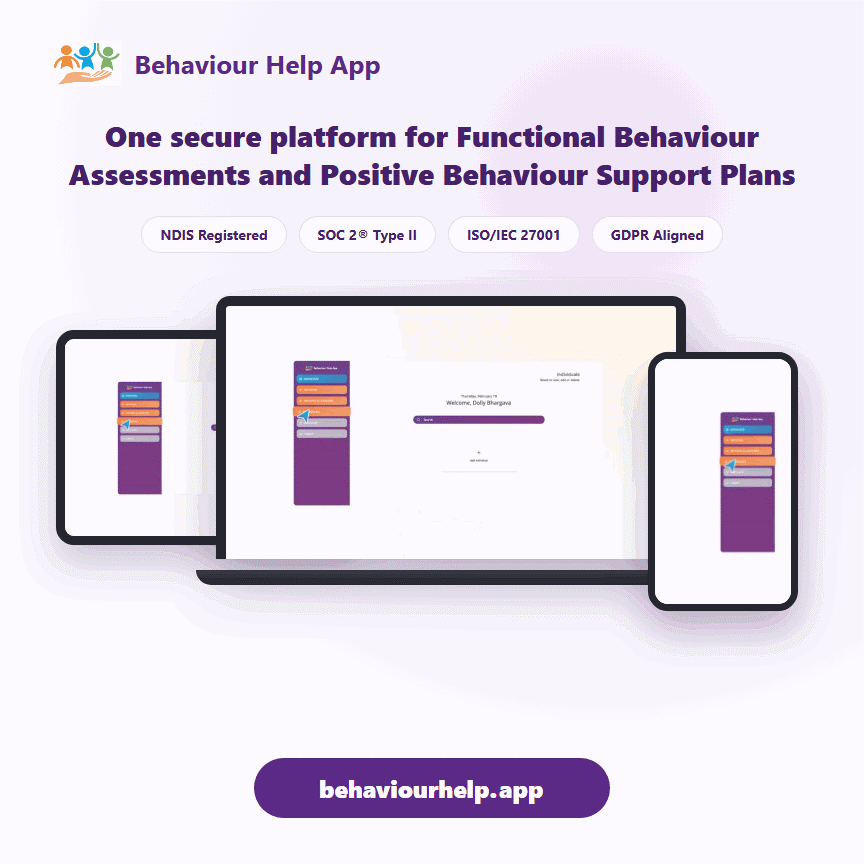 Behaviour Help App walkthrough - assessment, data and planning in action